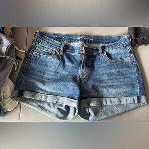 Old Navy Blue Denim Women Shorts